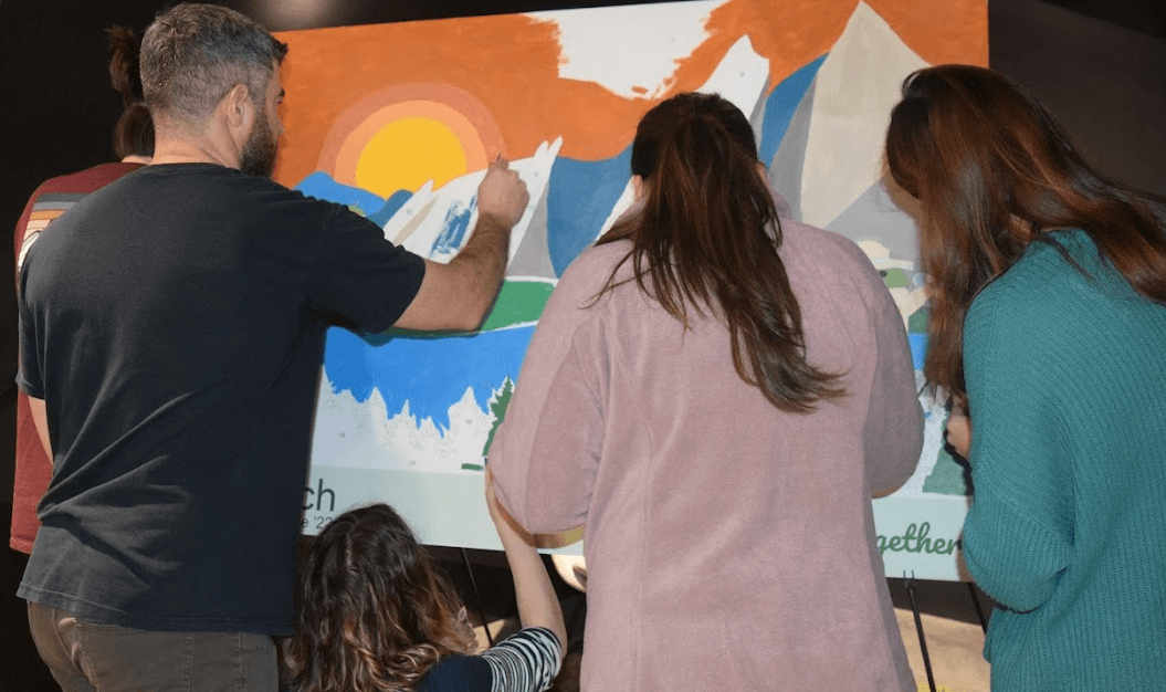paint by number mural 2022